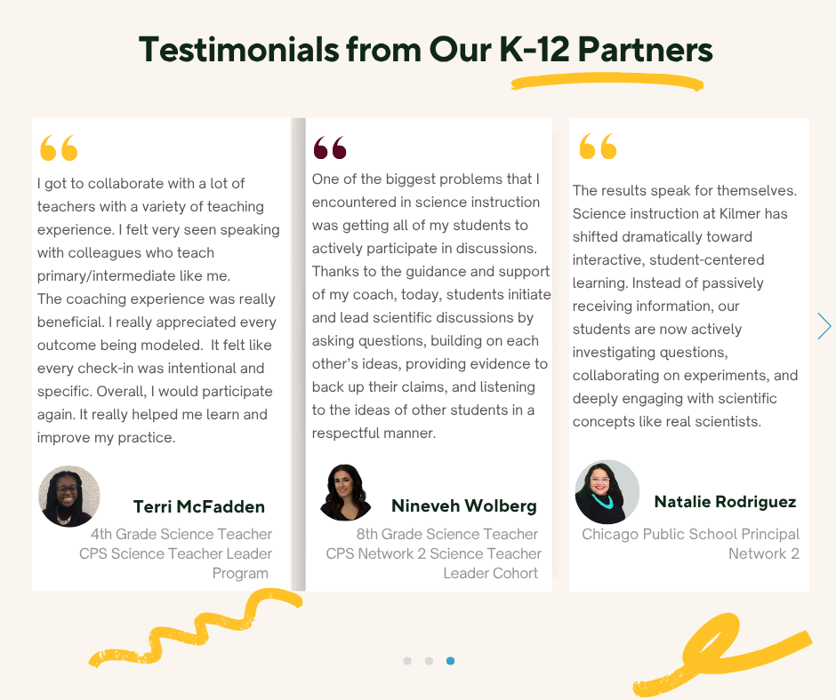 CSME testimonials CSME testimonials